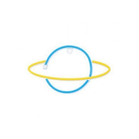 Forever Lámpara Neon LED Saturn Yellow Blue